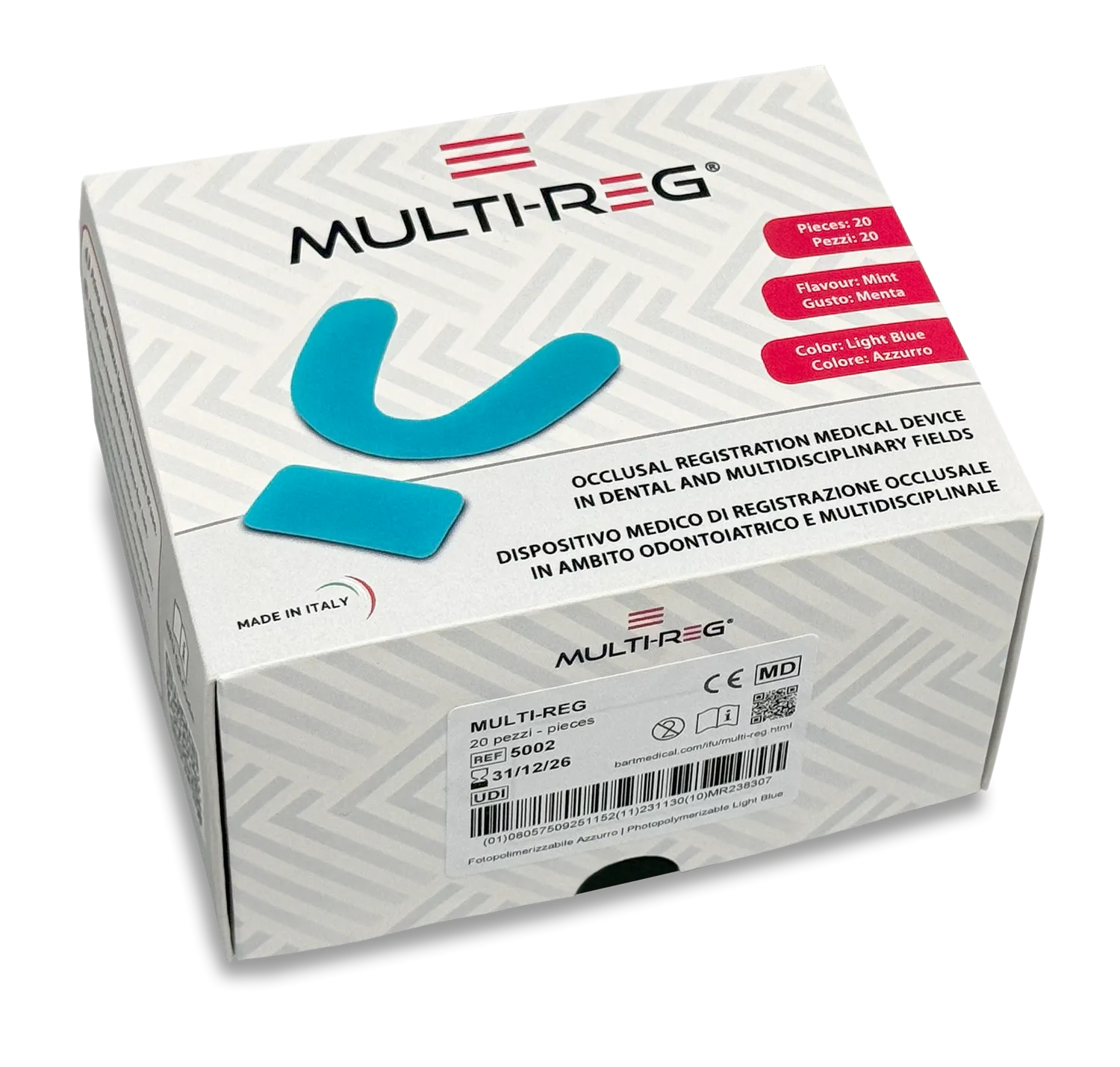 Confezione Multi-Reg | Dispositivo di Registrazione Occlusale Confezione Multi-Reg | Dispositivo di Registrazione Occlusale